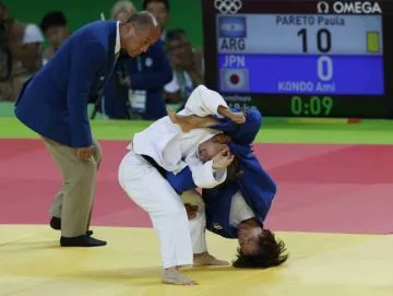 Foto Clarín: Paula pareto ganó medalla de Oro en #JJOO2016